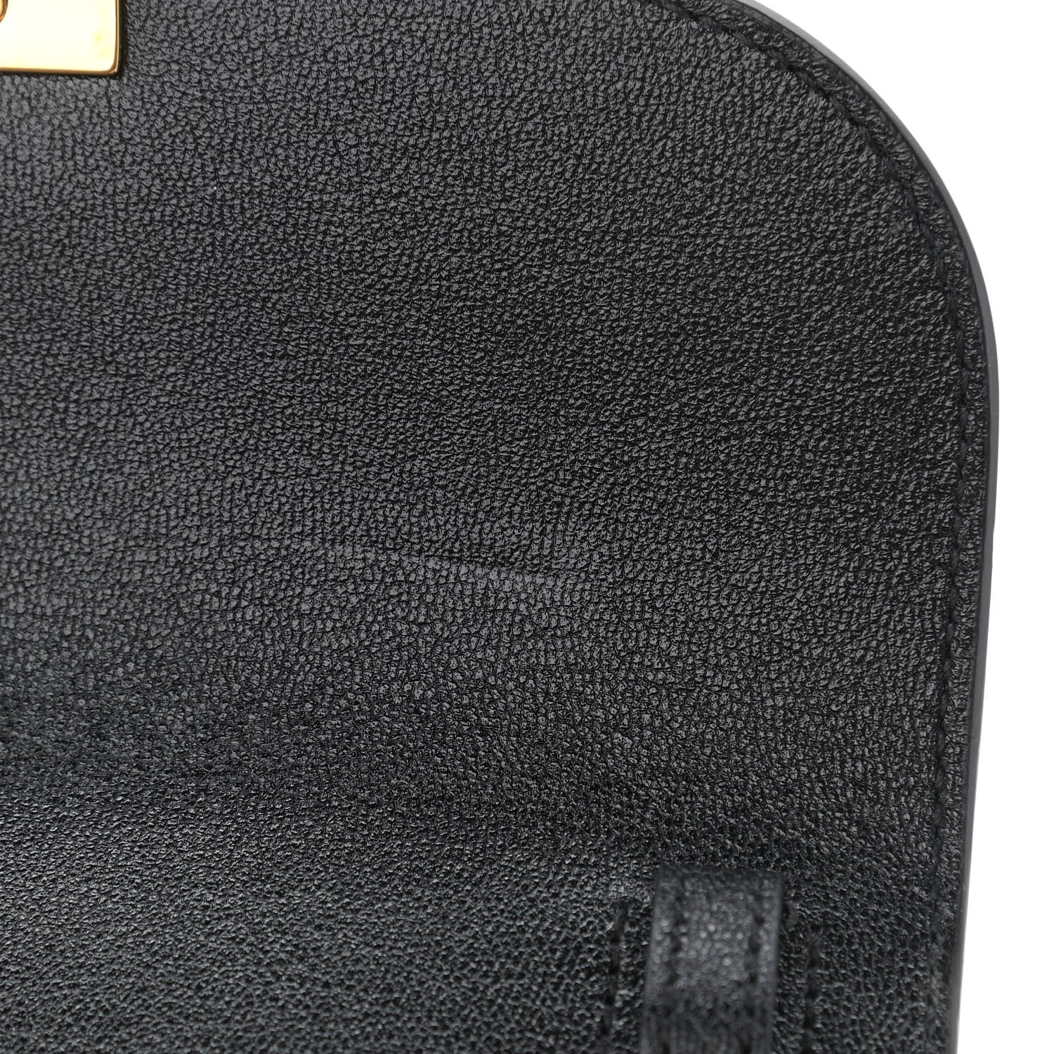 Gucci GG Supreme Monogram New Sakai Lux Calfskin Mini Padlock Flap Pocket Shoulder Bag Beige Ebony Black Cuir 10 of 12