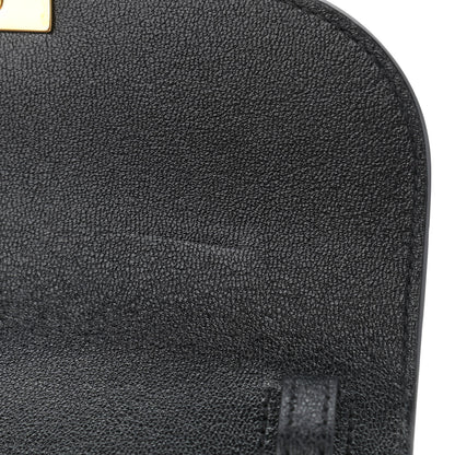 Gucci GG Supreme Monogram New Sakai Lux Calfskin Mini Padlock Flap Pocket Shoulder Bag Beige Ebony Black Cuir 10 of 12