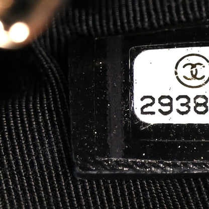 Chanel Shiny Lambskin Quilted Medium Double Case With Strap Black 8 of 11