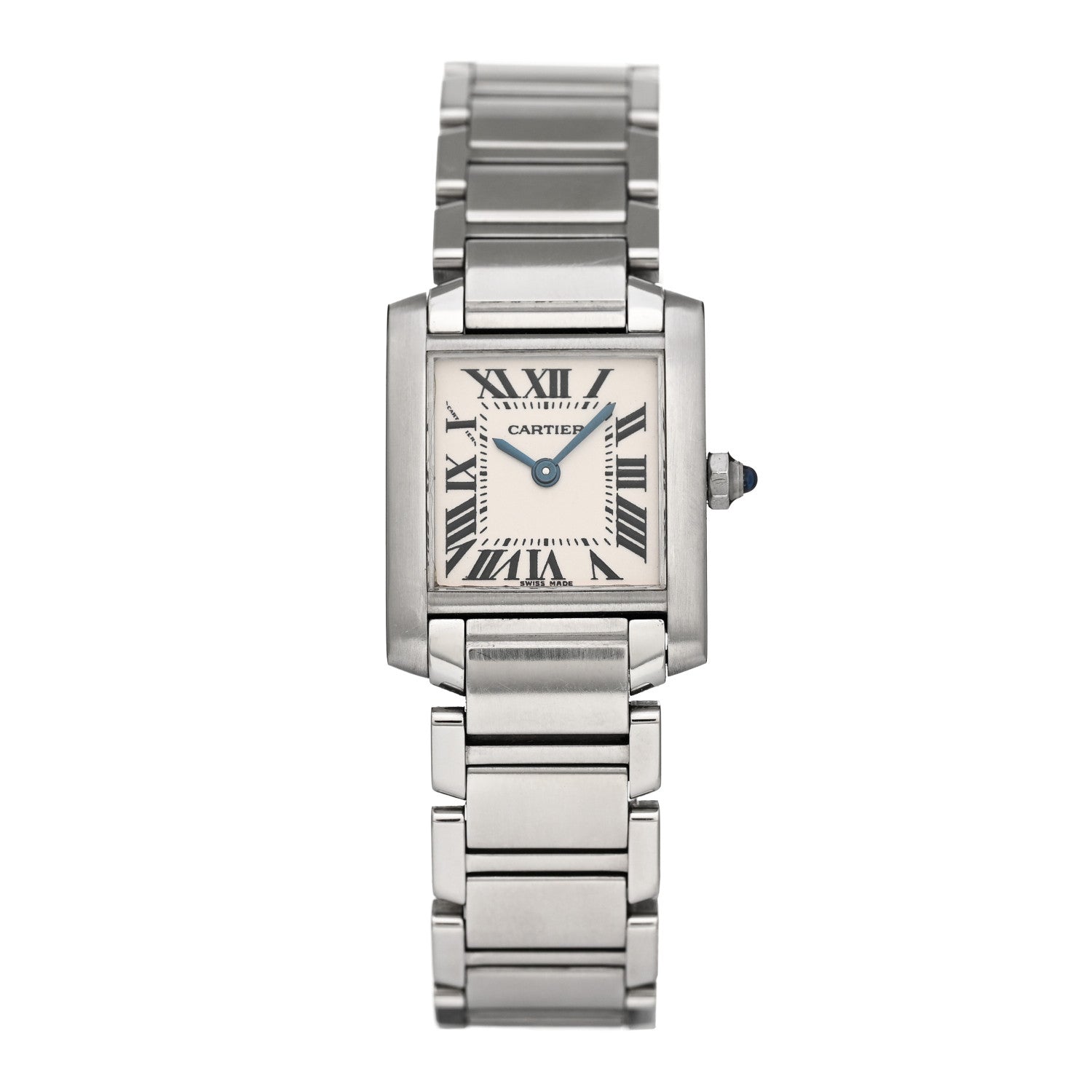 Cartier Stainless Steel 20mm Tank Francaise Quartz Watch 1 of 4