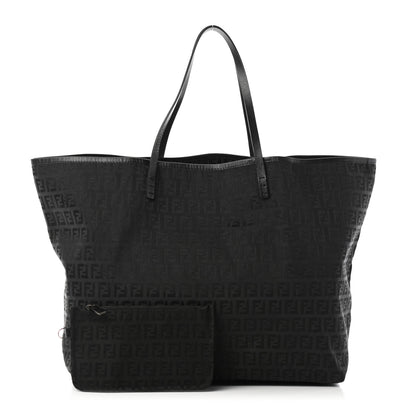 Fendi Zucchino Shopping Tote Black 1 of 8