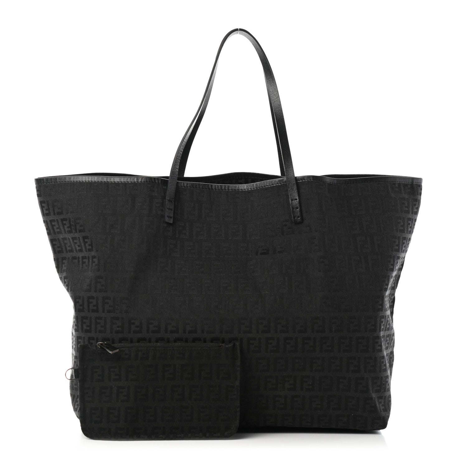 Fendi Zucchino Shopping Tote Black 1 of 8