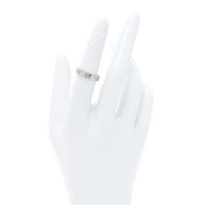 Cartier 18K White Gold 3.5mm LOVE Wedding Band Ring 52 6 2 of 4