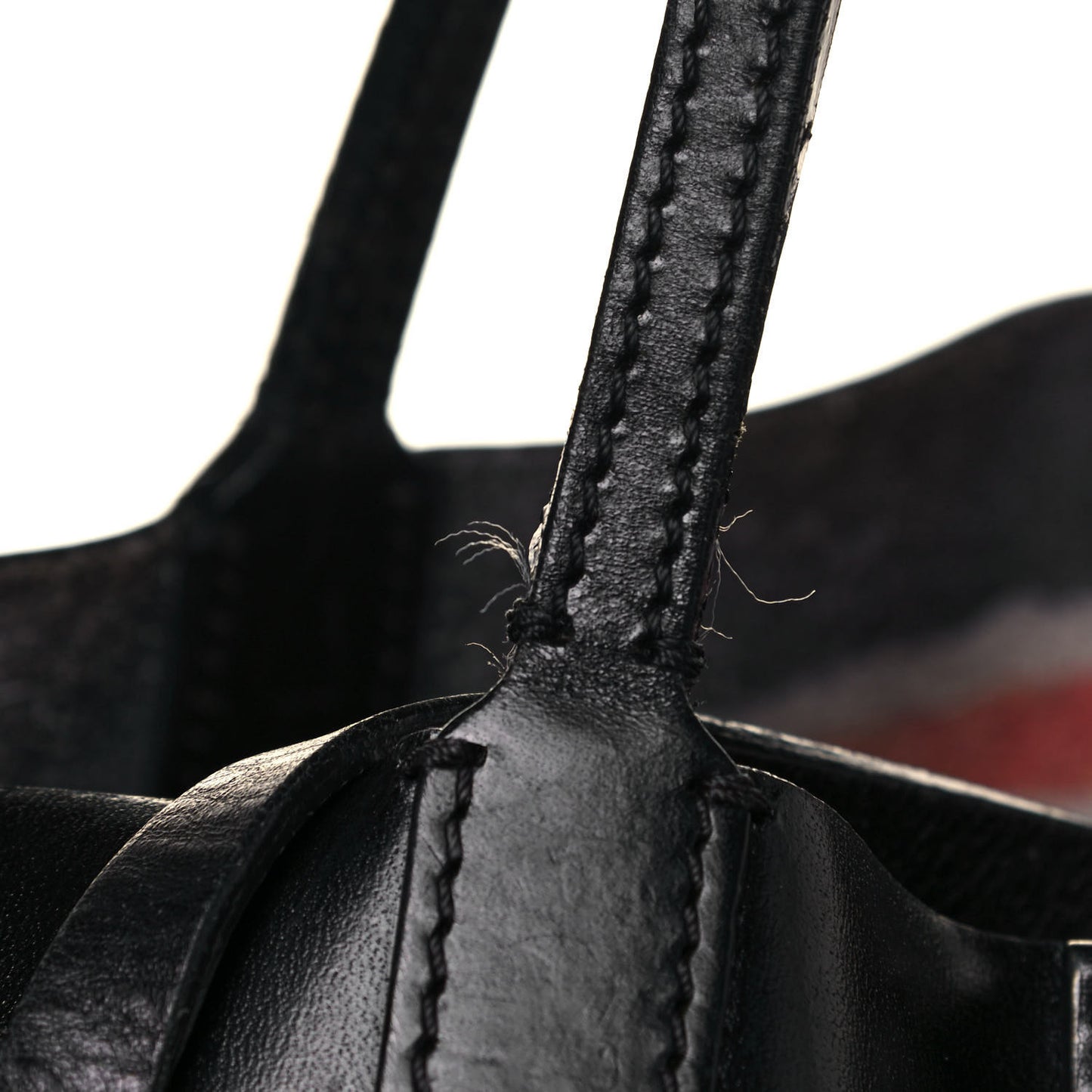 Calfskin Large Antigona Tote Black