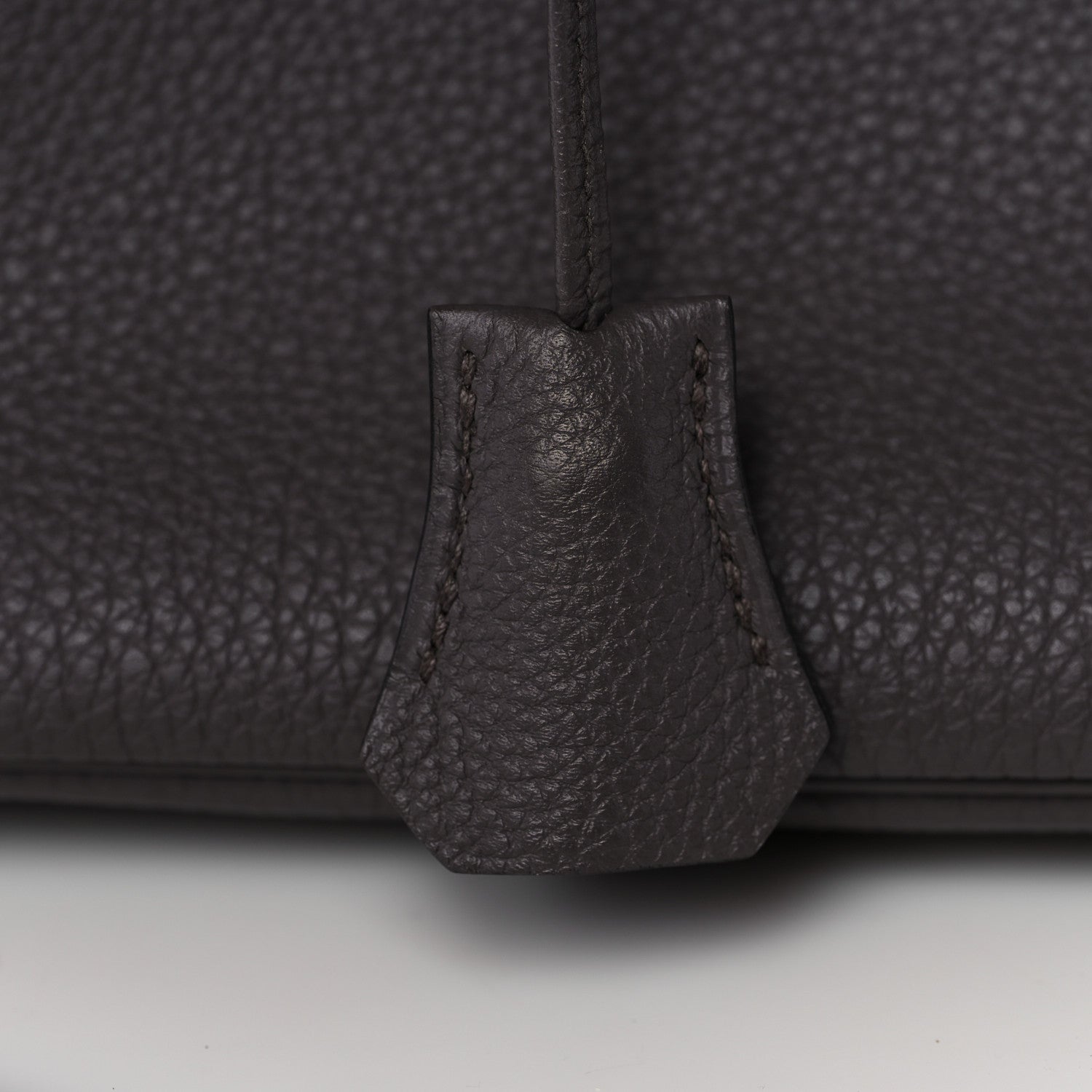 Hermes Togo Birkin 35 Etain 33 of 38