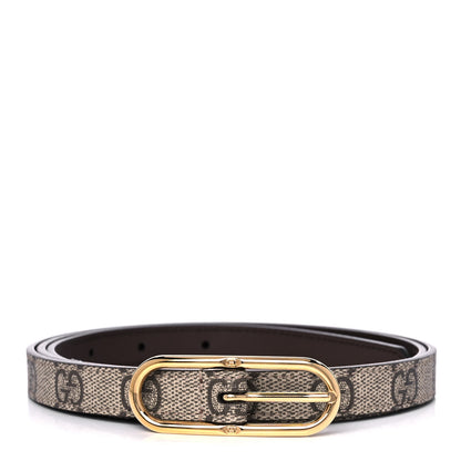 Gucci GG Supreme Monogram Jackie 1961 15mm Belt 100 40 Beige Brown 1 of 6