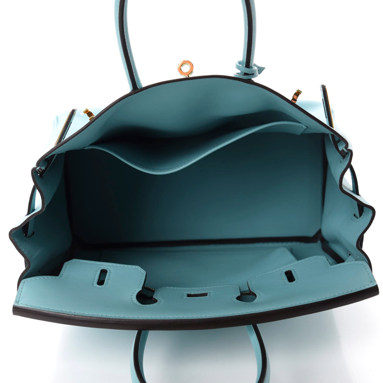 Hermes Swift Birkin 25 Bleu Atoll 5 of 14