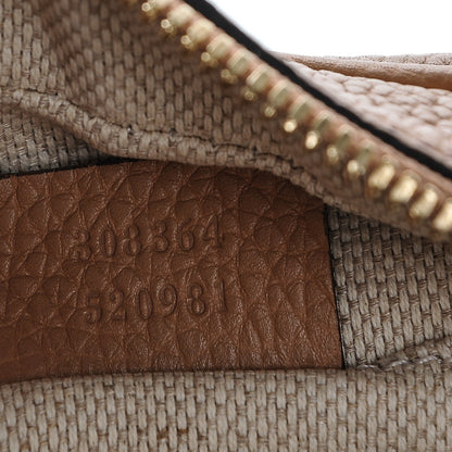 Gucci Pebbled Calfskin Small Soho Disco Bag Rose Beige 7 of 7