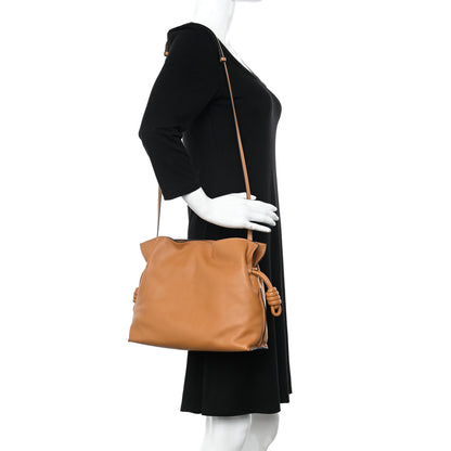 Loewe Nappa Flamenco Knot Clutch Warm Desert 2 of 8
