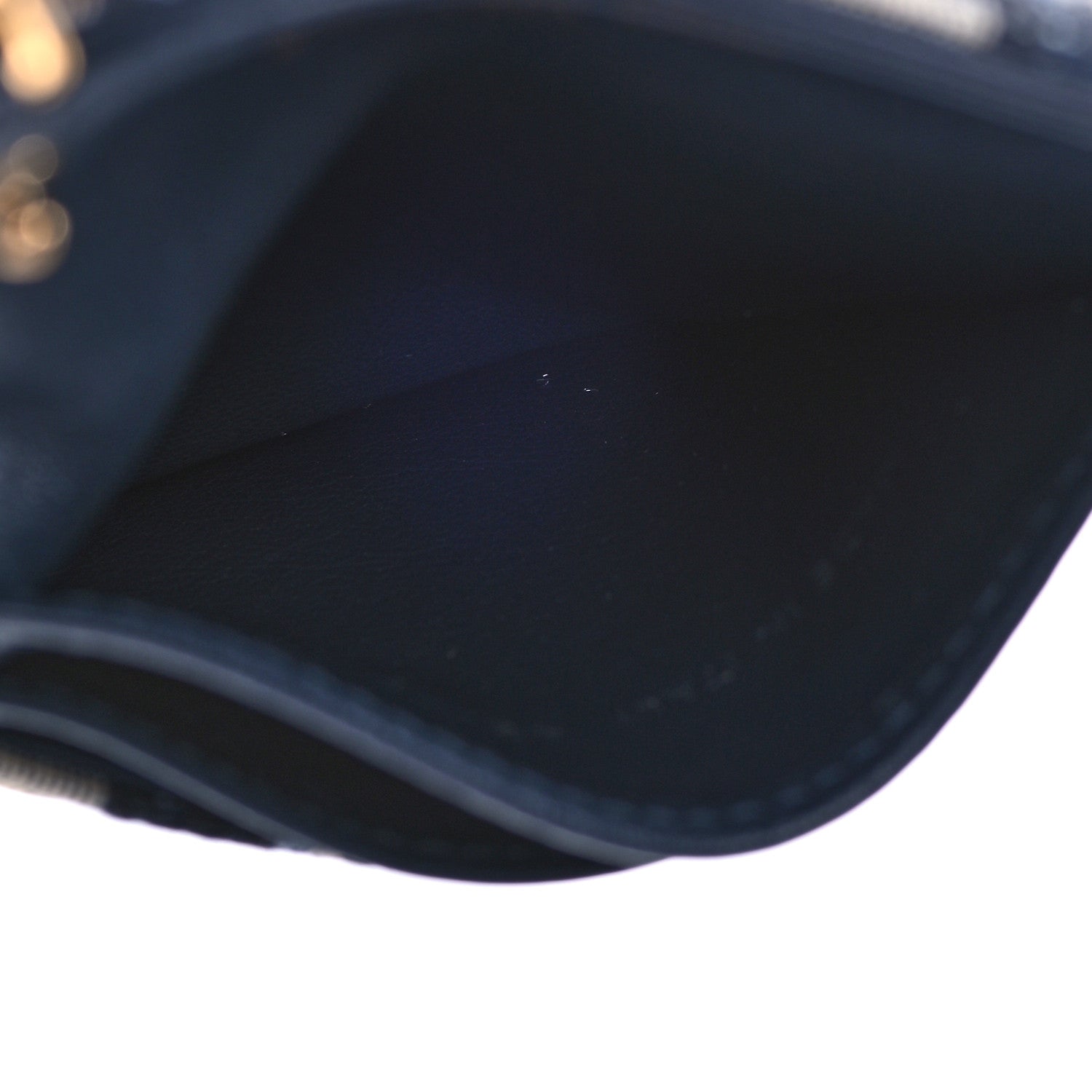 Christian Dior Oblique Saddle Card Holder Blue 5 of 11