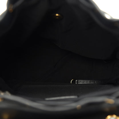 Chanel Calfskin Chevron Quilted Large Urban Spirit Backpack Black 5 of 10