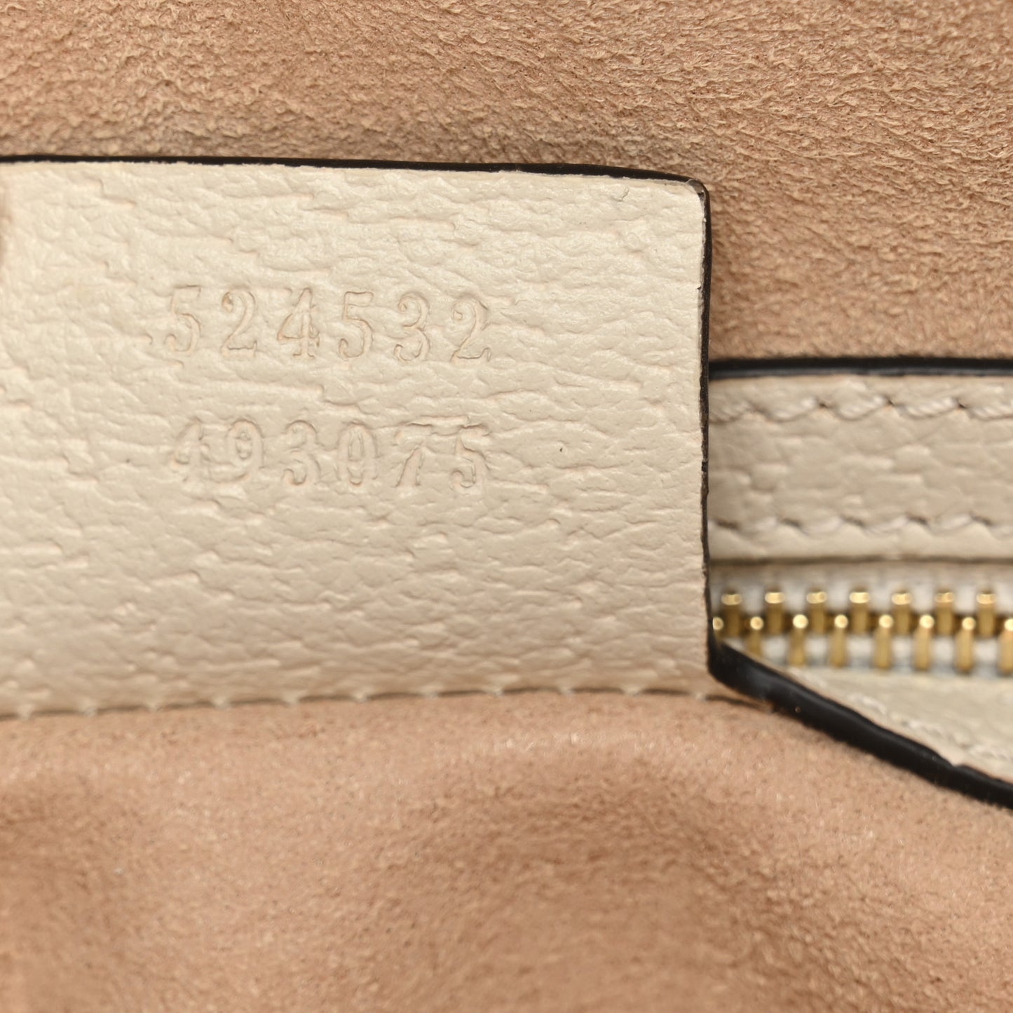 Textured Dollar Calfskin Web Medium Ophidia Boston White