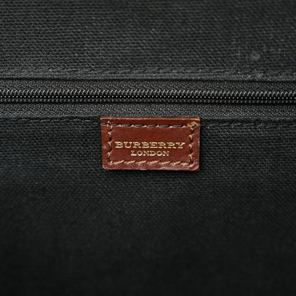 Burberry Haymarket Check Buckle Satchel 6 of 12