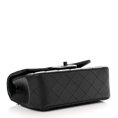 Chanel Lambskin Quilted Mini Rectangular Flap So Black 4 of 11