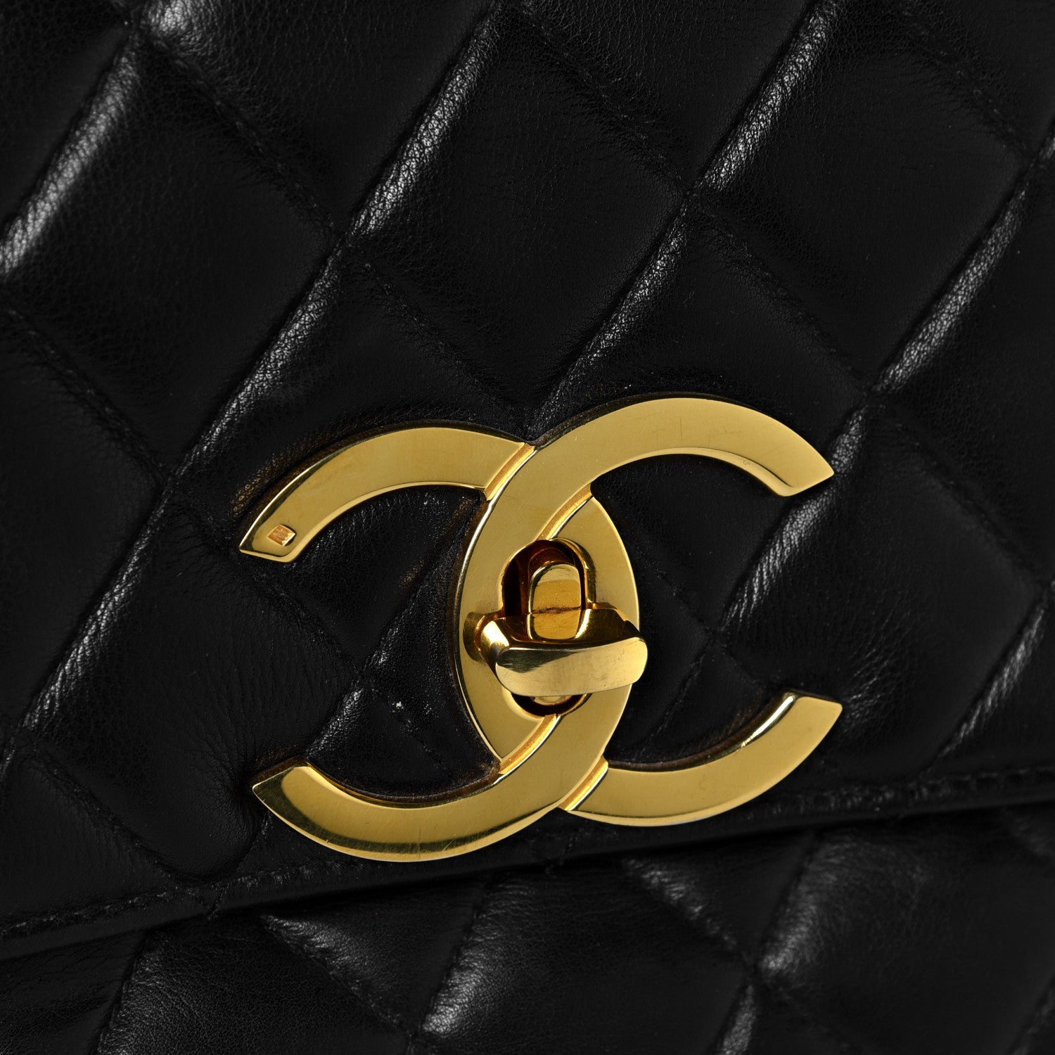 Chanel Lambskin Quilted Briefcase Laptop Bag Black 5 of 8
