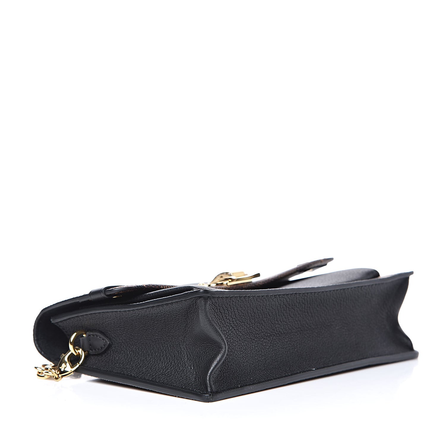 Damier Ebene Vavin Chain Wallet Black