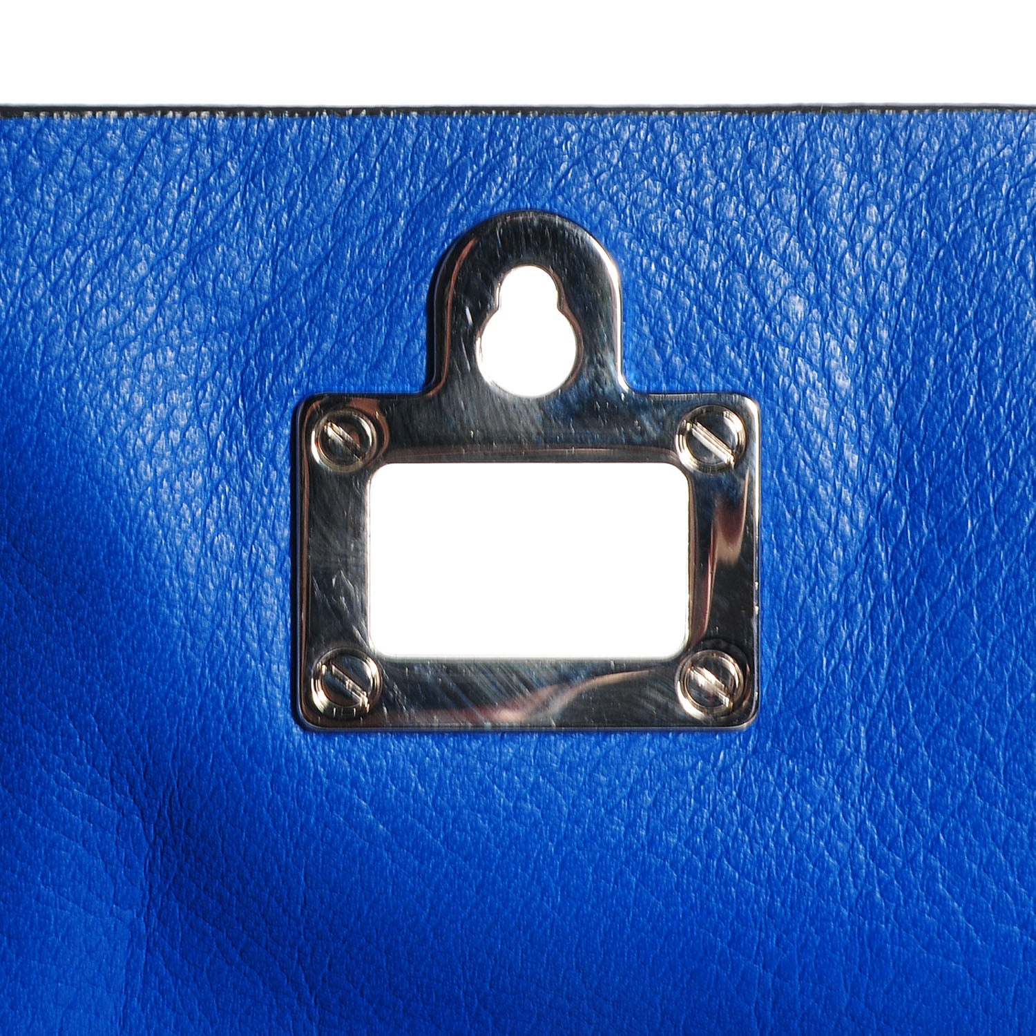 Proenza Schouler Leather Double Sided PS Courier Bag Blue Honey 6 of 10