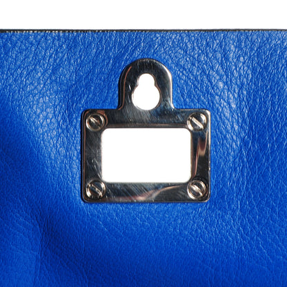 Proenza Schouler Leather Double Sided PS Courier Bag Blue Honey 6 of 10