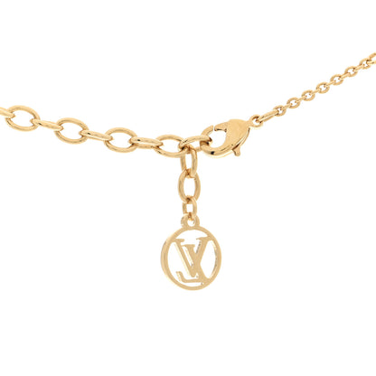 Louis Vuitton Enamel LV Iconic Necklace Gold Pink 6 of 7