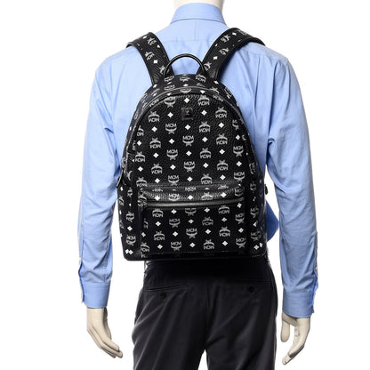 MCM Visetos Medium Stark Backpack Black 2 of 10