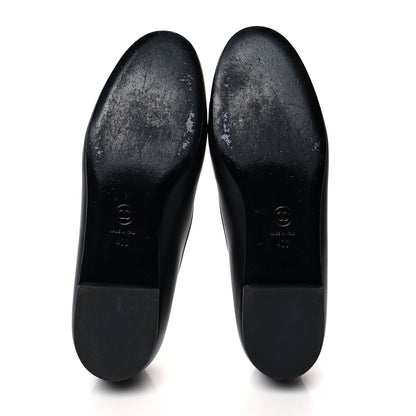 Chanel Calfskin CC Mocassin Loafers 40 Black 5 of 11