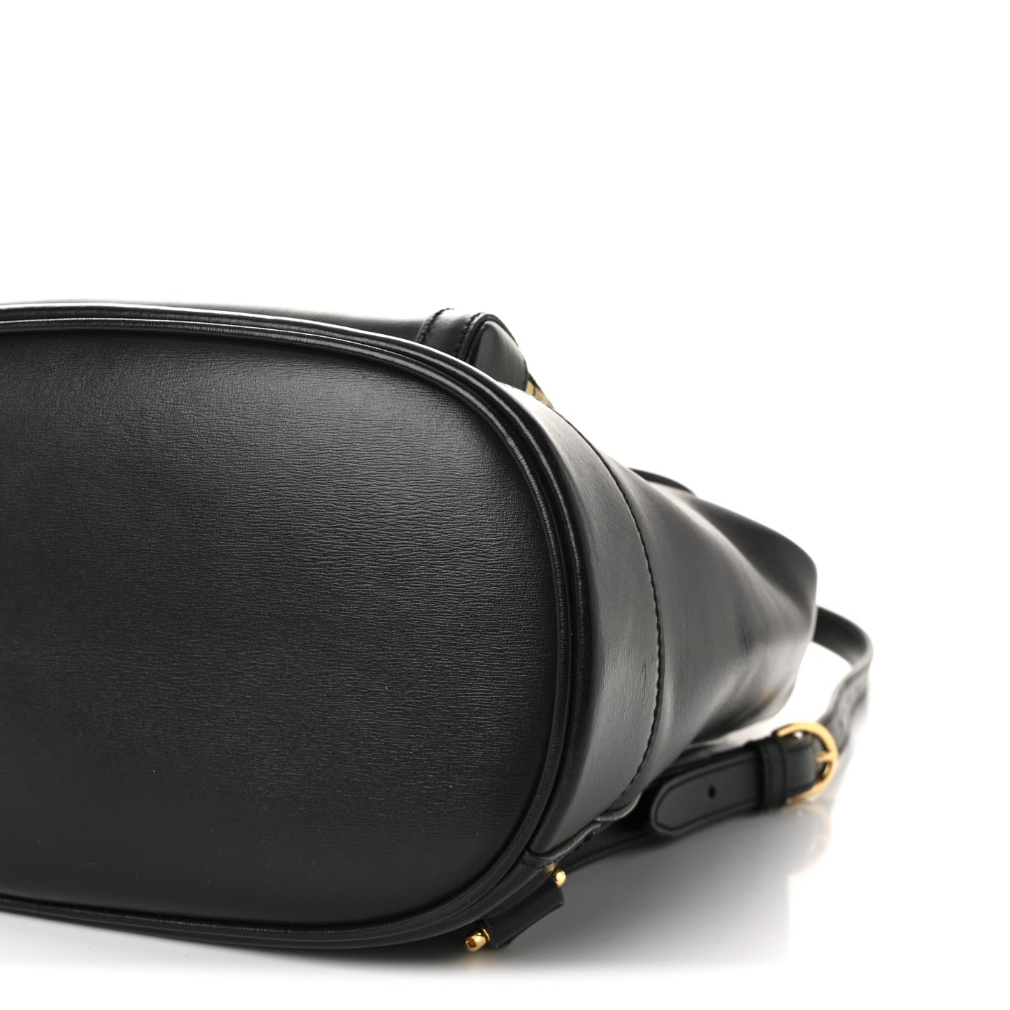 Boarded Plutone Calfskin Horsebit 1955 Single Buckle Backpack Black