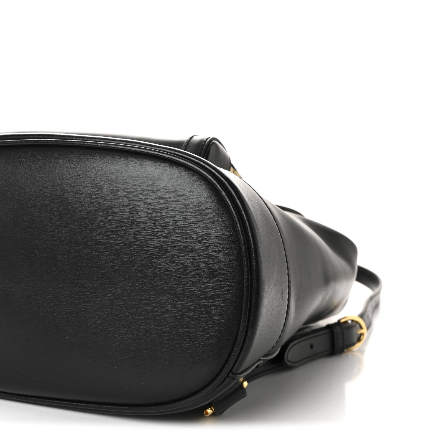 Gucci Boarded Plutone Calfskin Horsebit 1955 Single Buckle Backpack Black 10 of 10