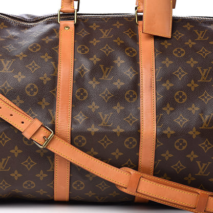 Louis Vuitton Monogram Keepall Bandouliere 55 21 of 21