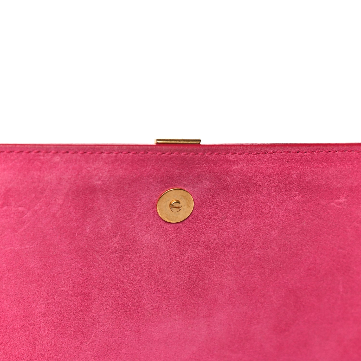 Saint Laurent Calfskin Classic Y Ligne Clutch Fuchsia 19 of 29