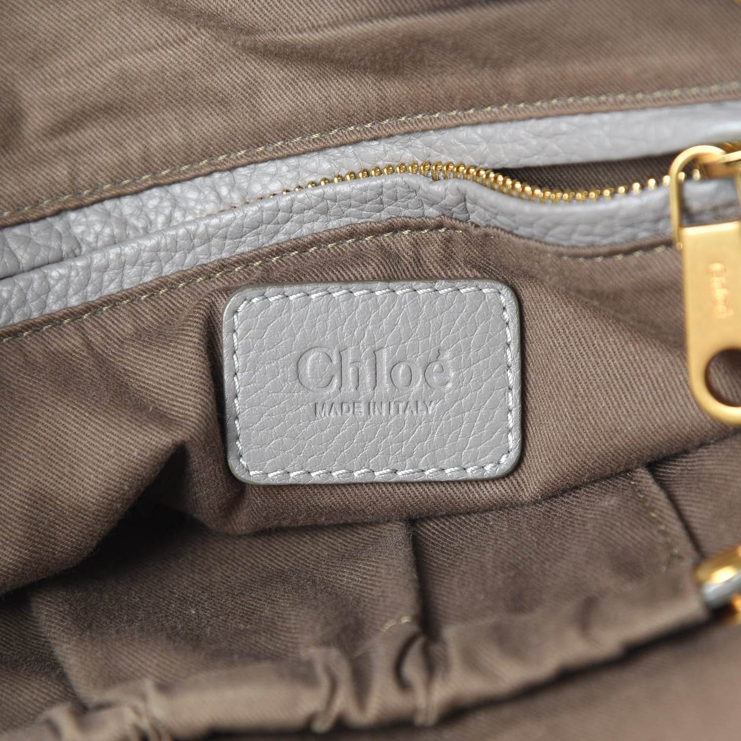 Chloe Calfskin Medium Marcie Satchel Cashmere Grey 6 of 18