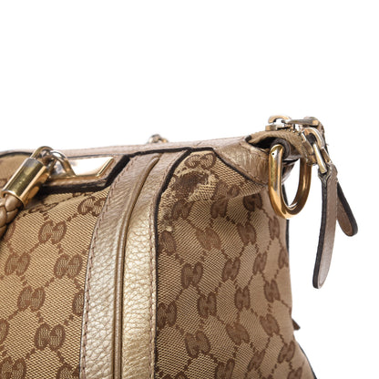 Gucci Monogram Medium Bella Tote Gold 13 of 20