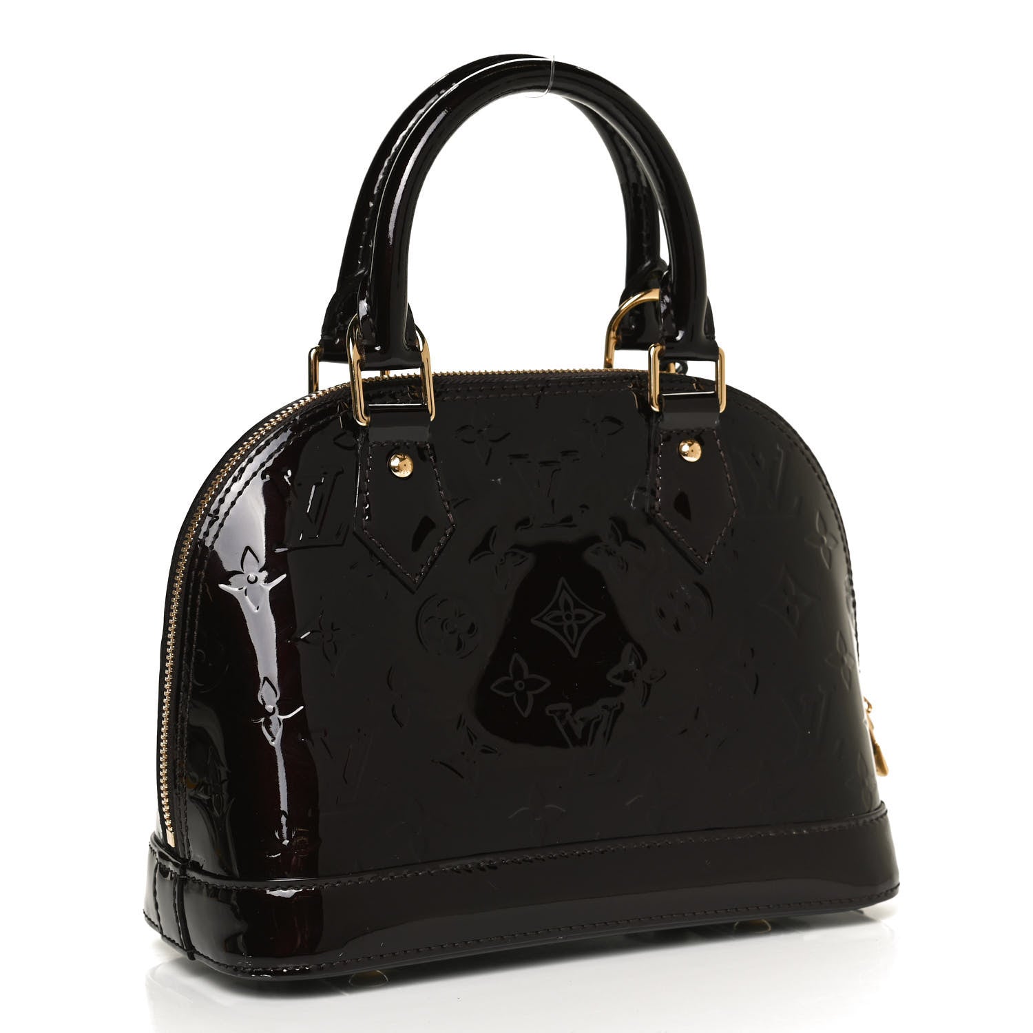 Louis Vuitton Vernis Alma BB Amarante 3 of 10