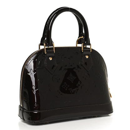 Louis Vuitton Vernis Alma BB Amarante 3 of 10