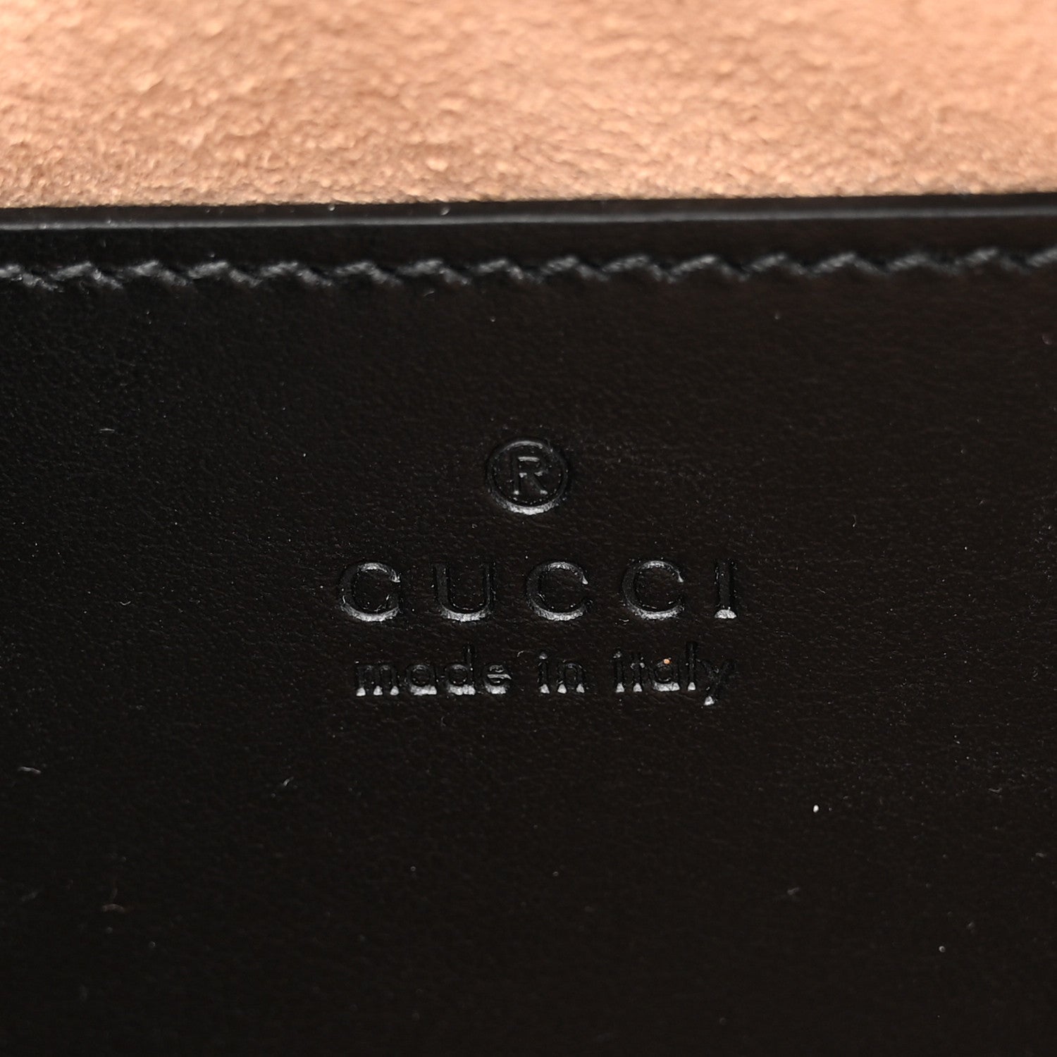 Gucci Calfskin Matelasse Small GG Marmont Chain Shoulder Bag Black 6 of 11