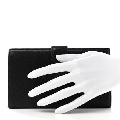 Chanel Calfskin Timeless French Wallet Black 2 of 8