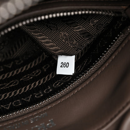Prada Soft Calfskin Diagramme Camera Bag Bambu 7 of 10