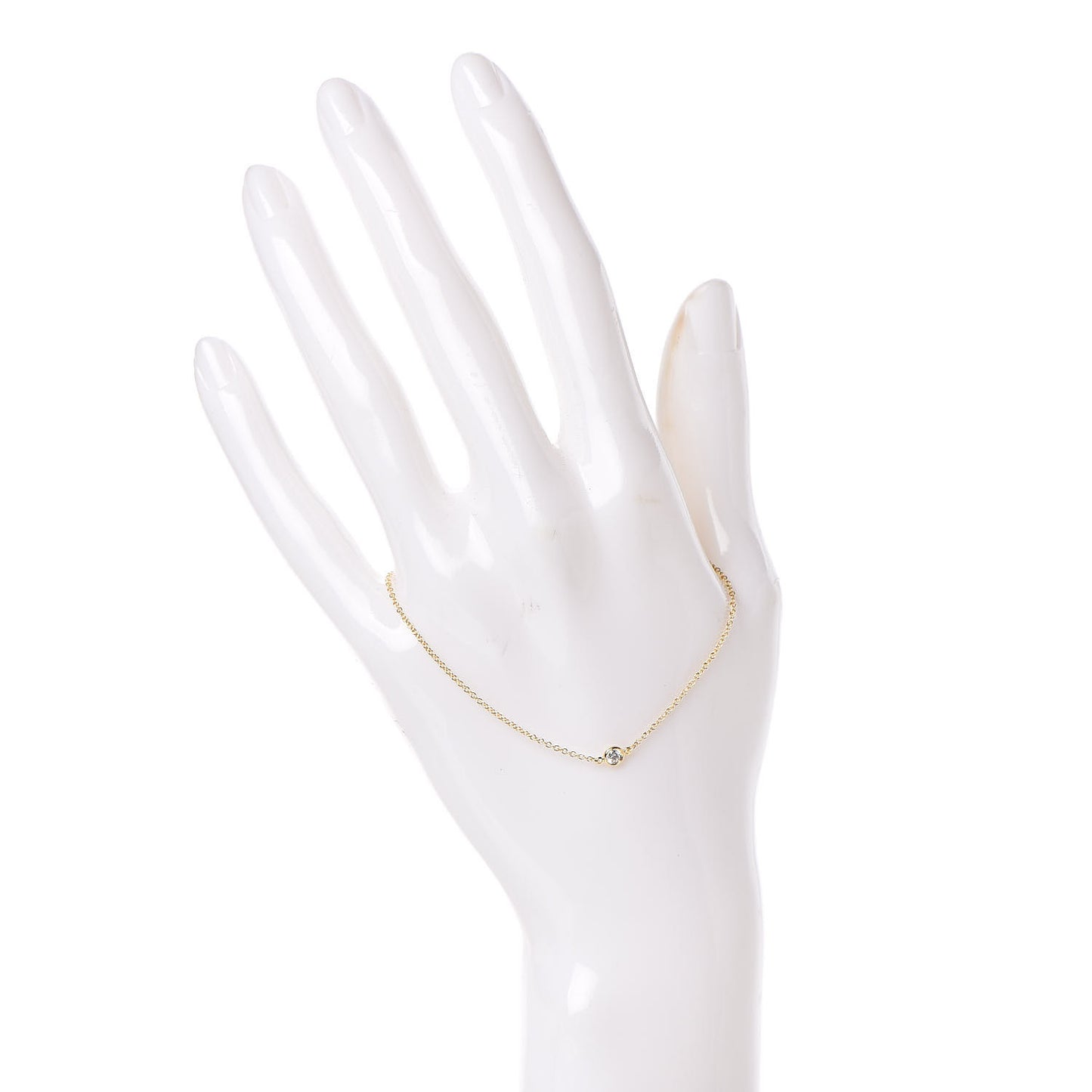 18K Yellow Gold Diamond .08ct Elsa Peretti Diamonds by the Yard Bracelet
