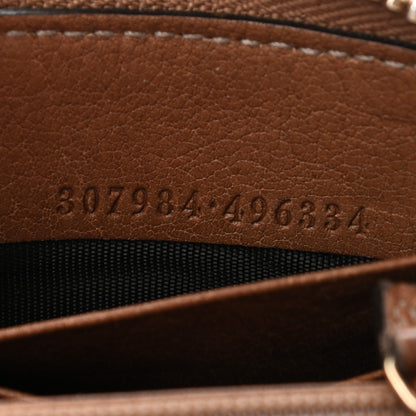 Gucci Guccissima Bamboo Tassel Zip Around Wallet Natural Brown 6 of 12