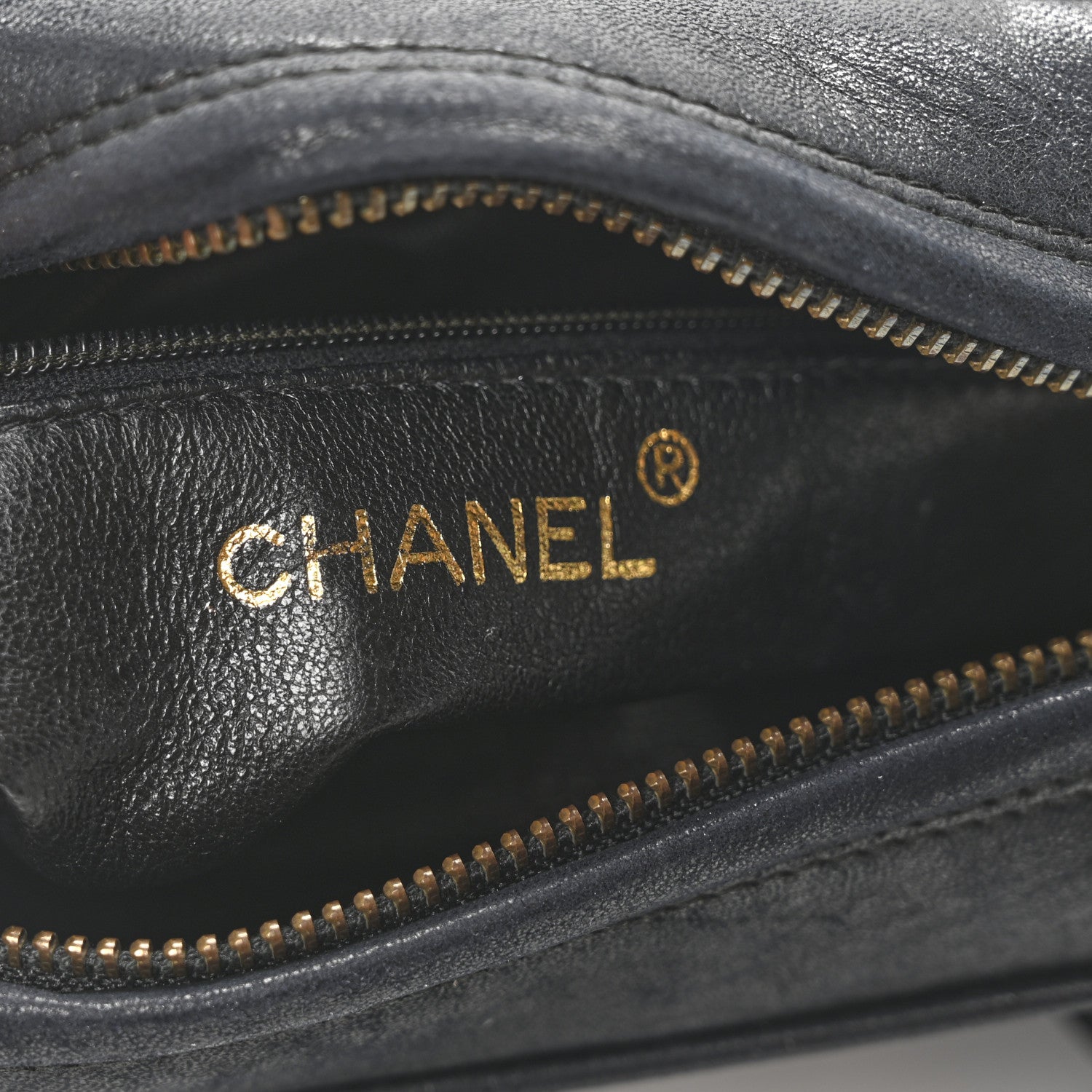 Chanel Lambskin Vertical Quilted Tassel Camera Case Black 6 of 10