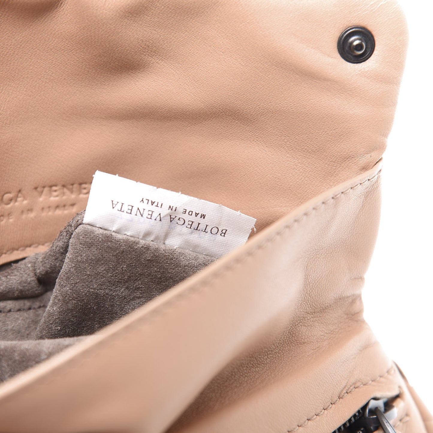 Nappa Intrecciato Mini Messenger Bag Mink