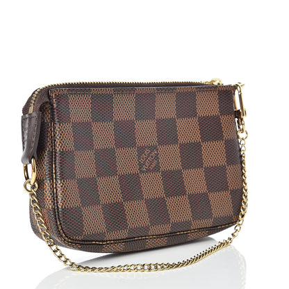 Louis Vuitton Damier Ebene Mini Pochette Accessories 3 of 8