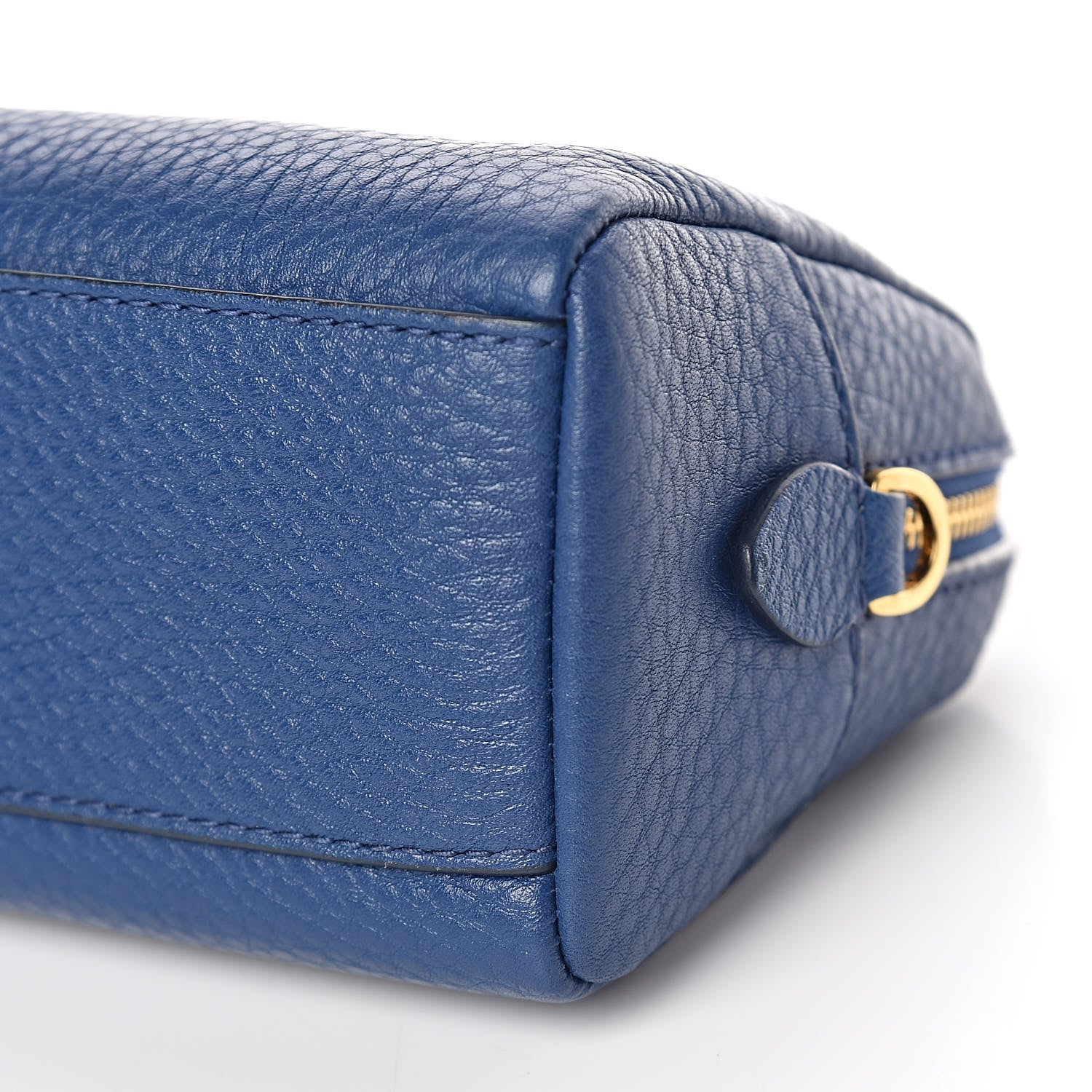 Prada Vitello Daino Cosmetic Pouch Bleuette 9 of 9