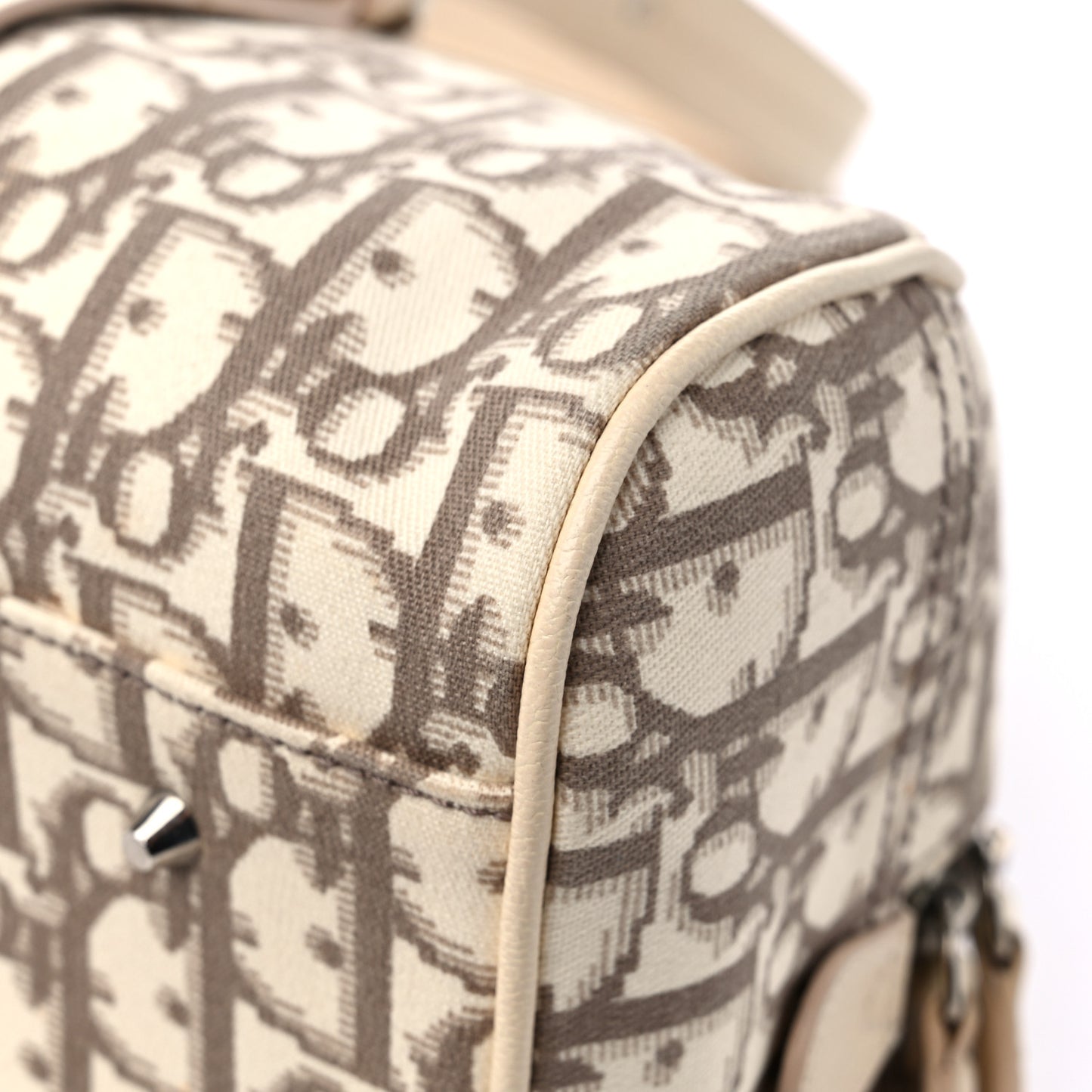 Monogram Vintage Flowers Bowler Beige