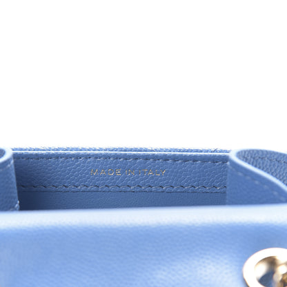 Chanel Caviar Quilted Classic Phone Holder Blue 7 of 11