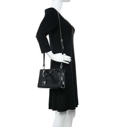 Prada Spazzolato Mini Re-Edition 1995 Double Handle Handbag Black 2 of 10