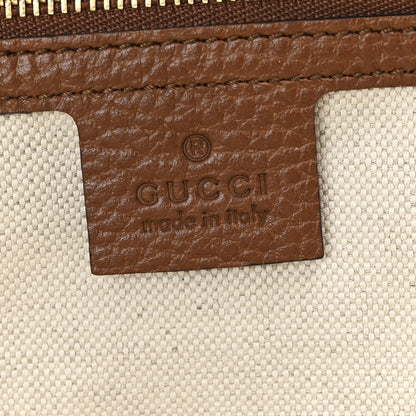 Gucci New Denim GG Monogram Medium Ophidia Shopping Tote Blue Tea Cuir 6 of 10
