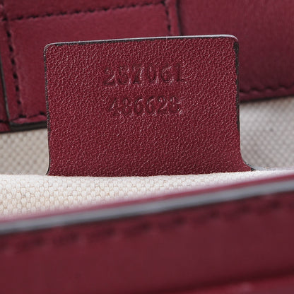Gucci Guccissima Medium Mayfair Tote Cherry 7 of 7
