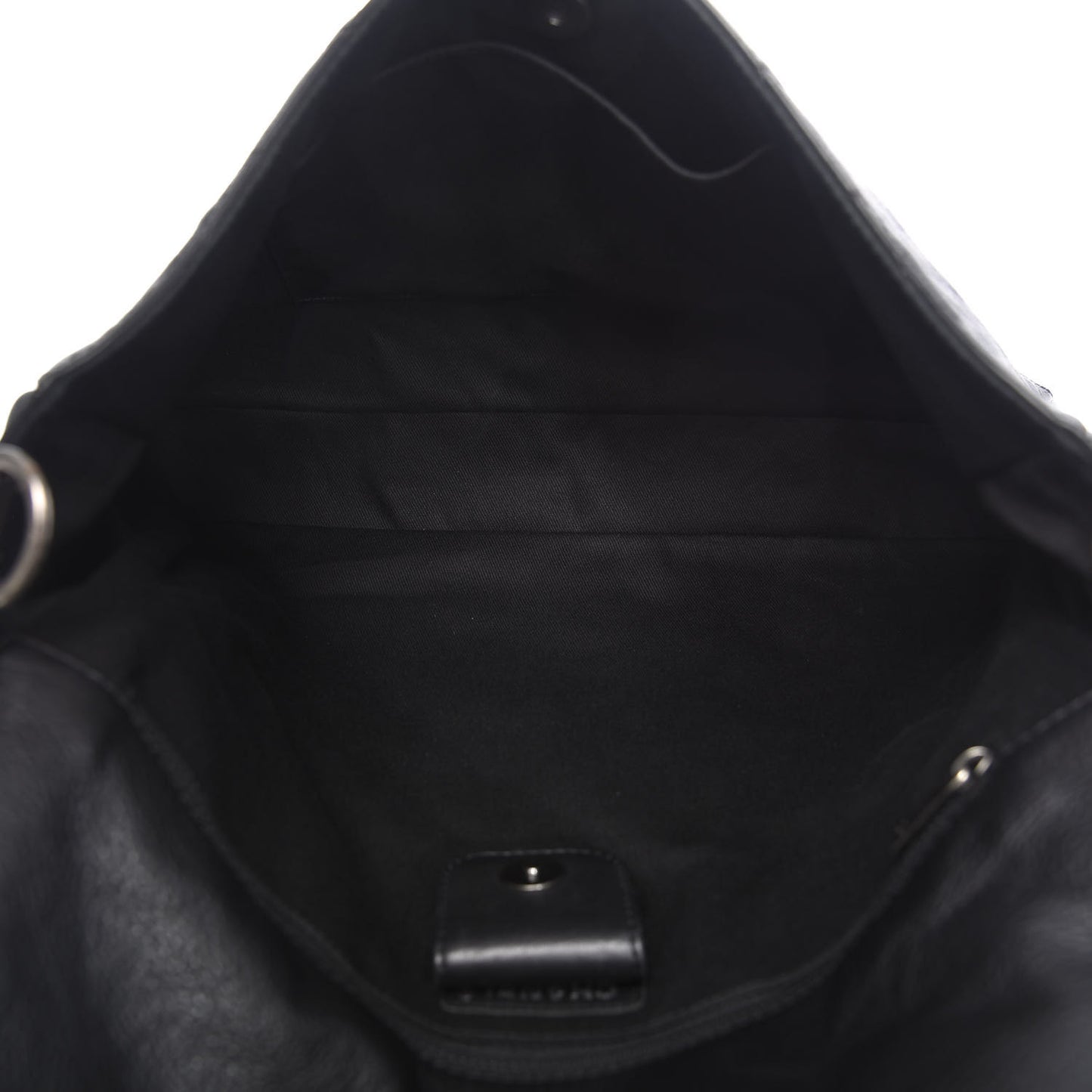 Calfskin Quilted Couture Messenger Black