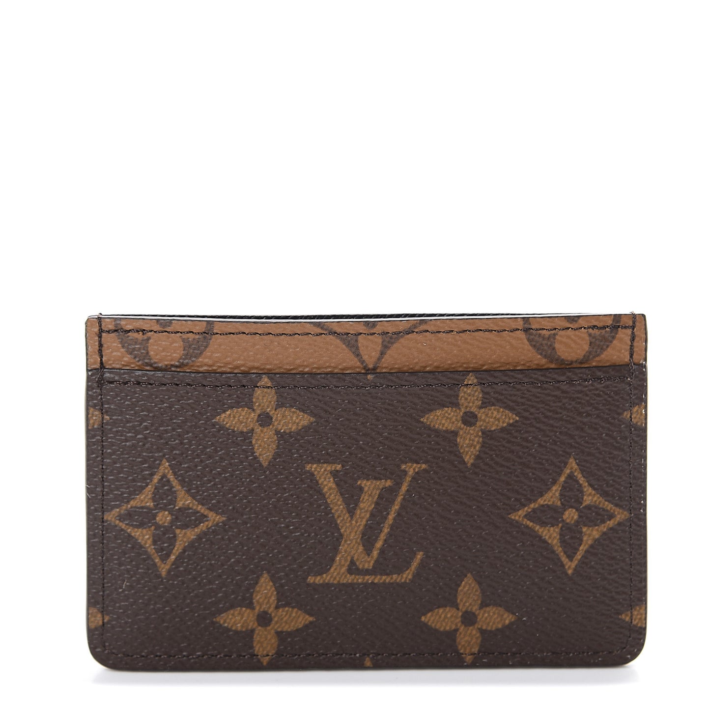 Reverse Monogram Card Holder
