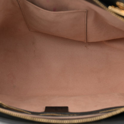 Gucci Guccissima Signature Medium Shoulder Tote Bag Black 5 of 14